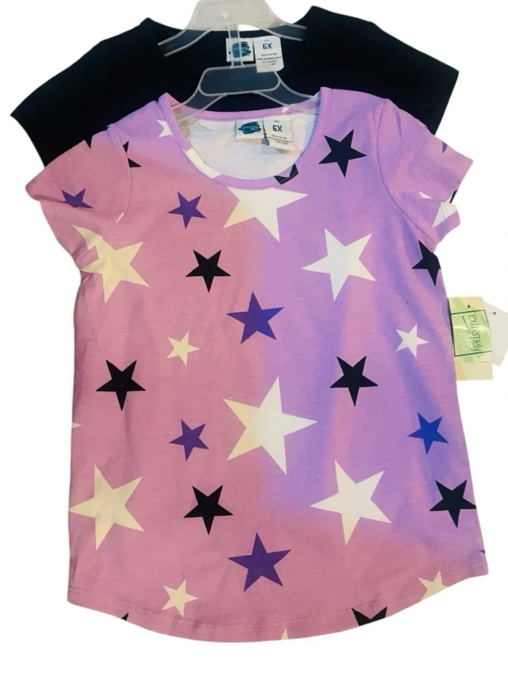 Lot Of 2 Extremely Me Size 6X Smocked Short Sleeve Shirts NWT